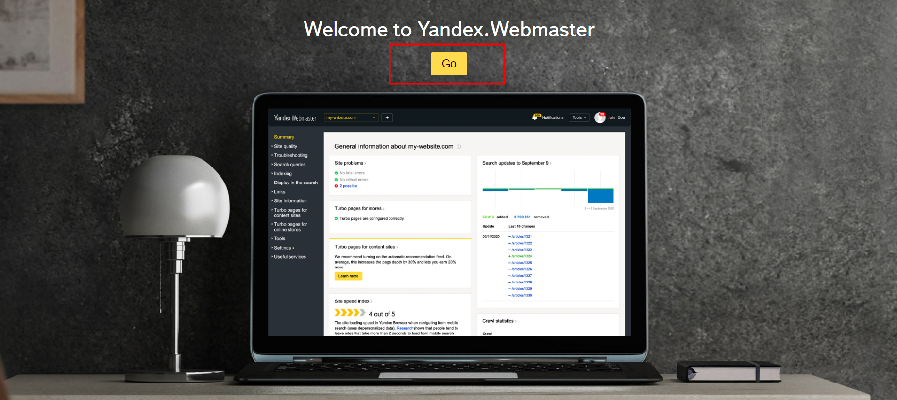 Yandex Webmaster Tools Kaydı Giriş